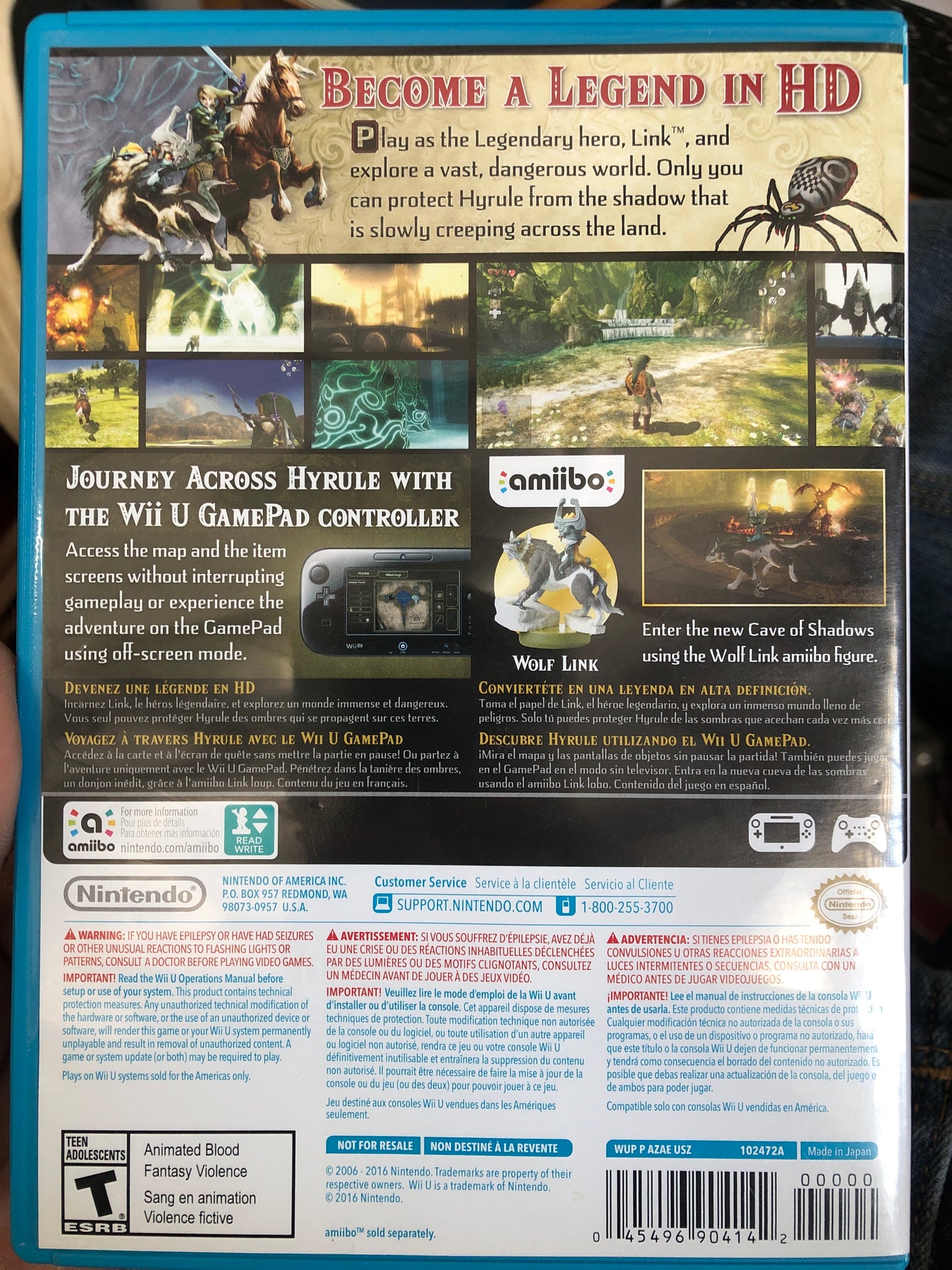The Legend of Zelda: Twilight Princess HD (Wii U)