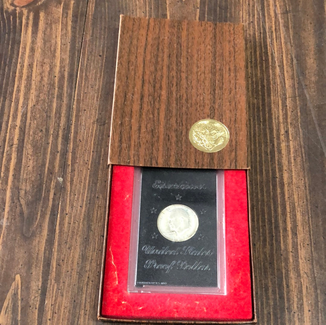 1971 Eisenhower Silver Proof Dollar Coin