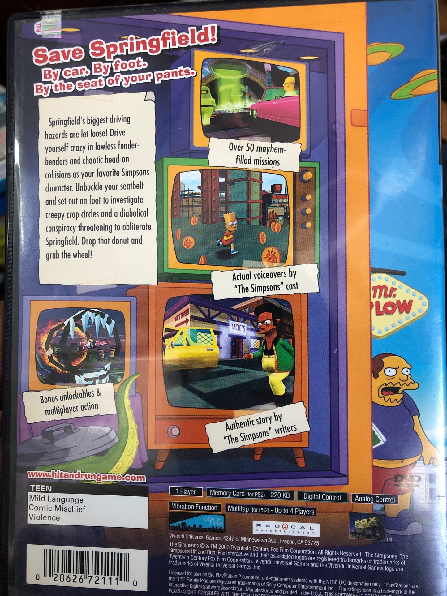 The Simpsons Hit and Run (PS2)