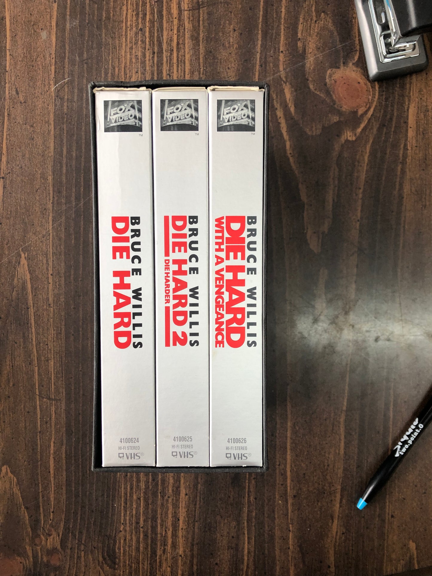 Die Hard Trilogy VHS Box Set