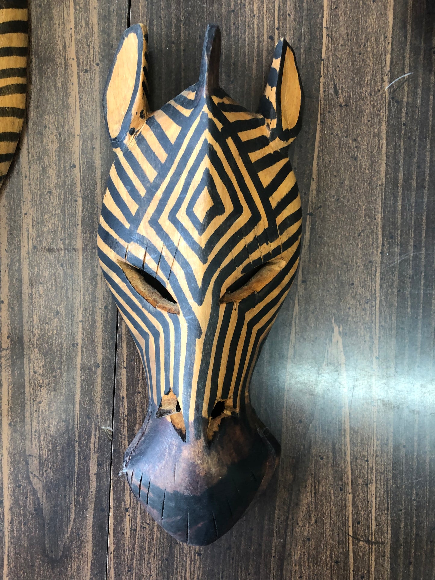 Set of 3 Zebra Masks