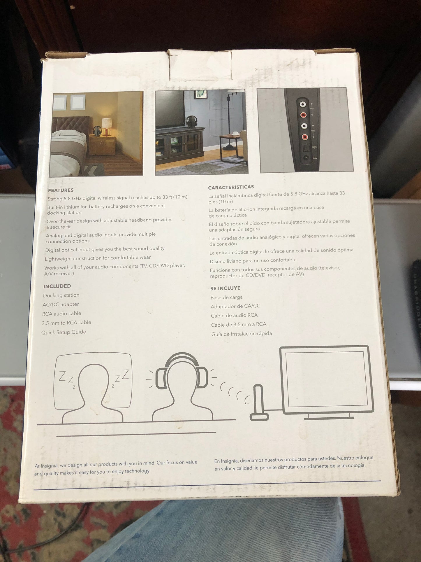 Insignia Wireless Over-The-Ear Headphones