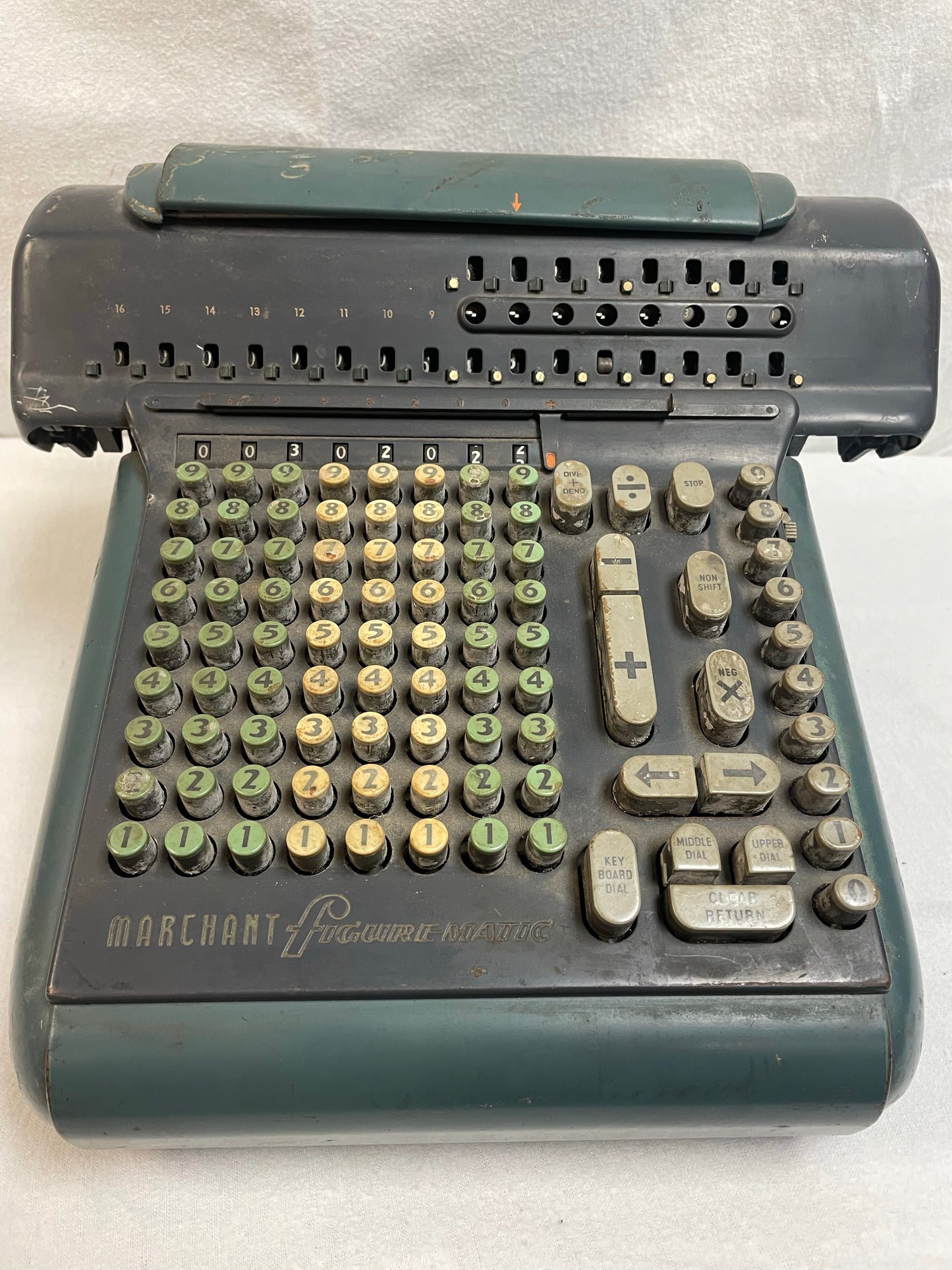 Marchant Figurematic. No Power Cord. Untested...Selling AS IS, Parts or Repair.