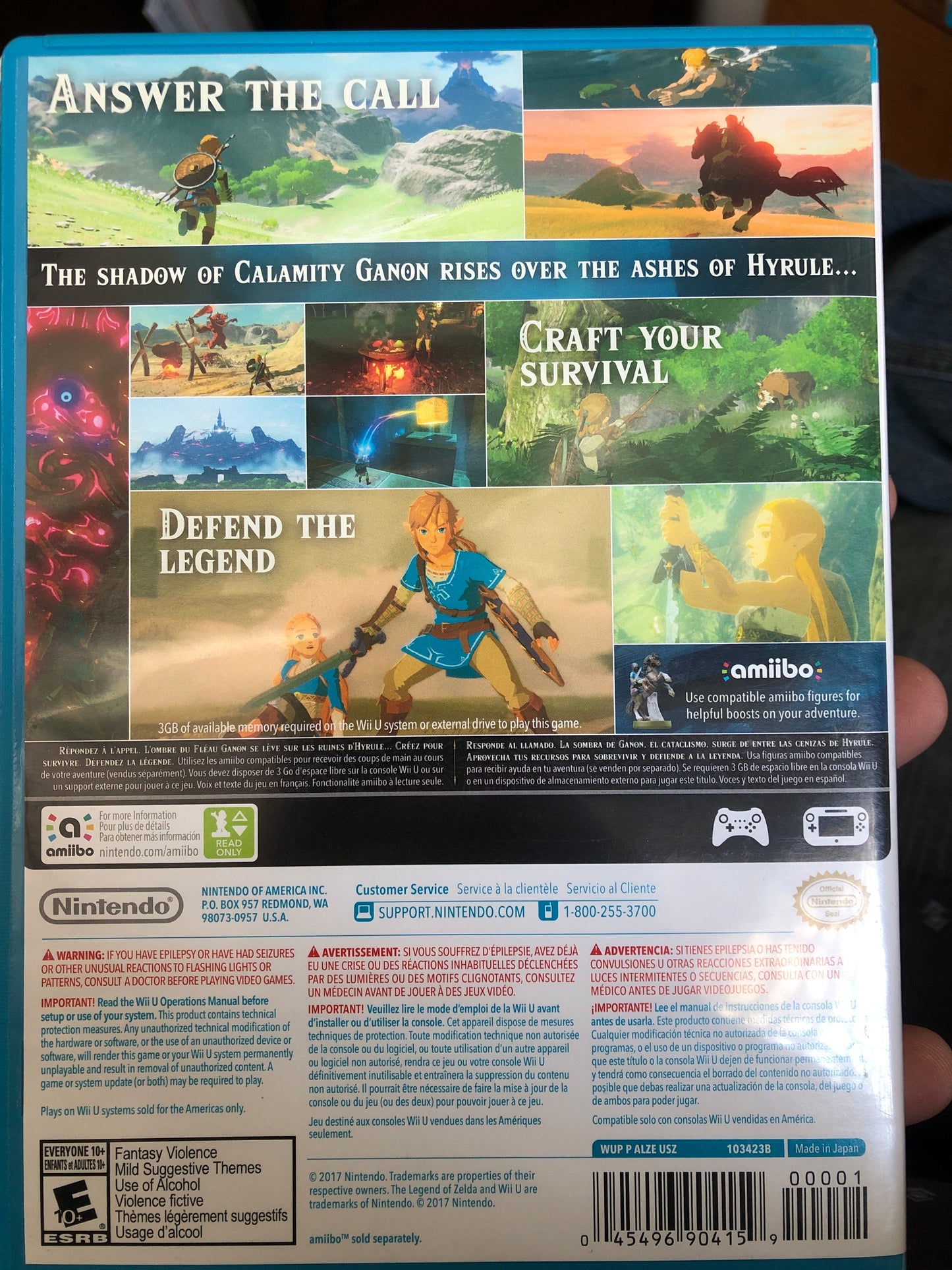 The Legend of Zelda: Breath of the Wild (Wii U)