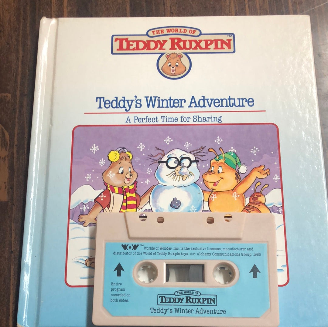 The World of Teddy Ruxpin: Teddy's Winter Adventure book and cassette