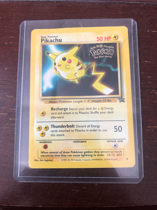 Pokemon Promo Pikachu -- Pokemon Movie Rare 1999