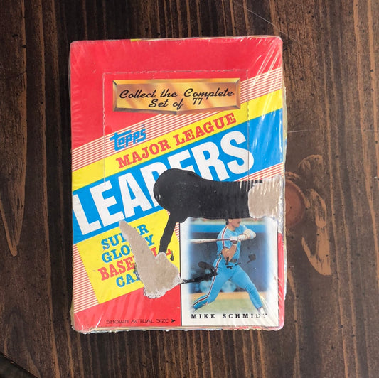 Topps '86 Major League Leaders Trading Cards Full Box