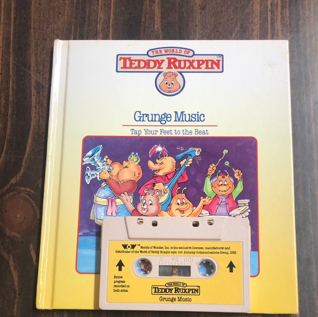 The World of Teddy Ruxpin: Grunge Music book and cassette