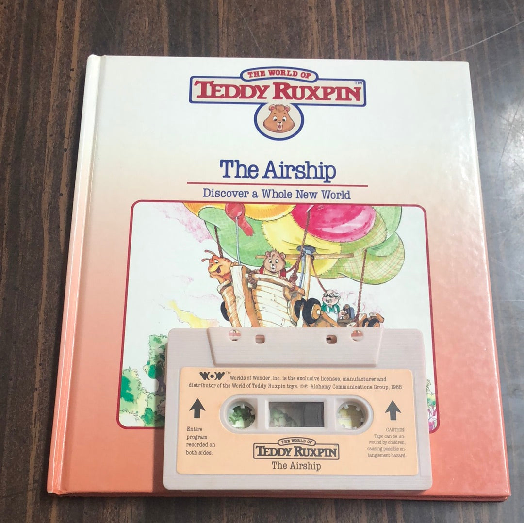 The World of Teddy Ruxpin: The Airship book and cassette