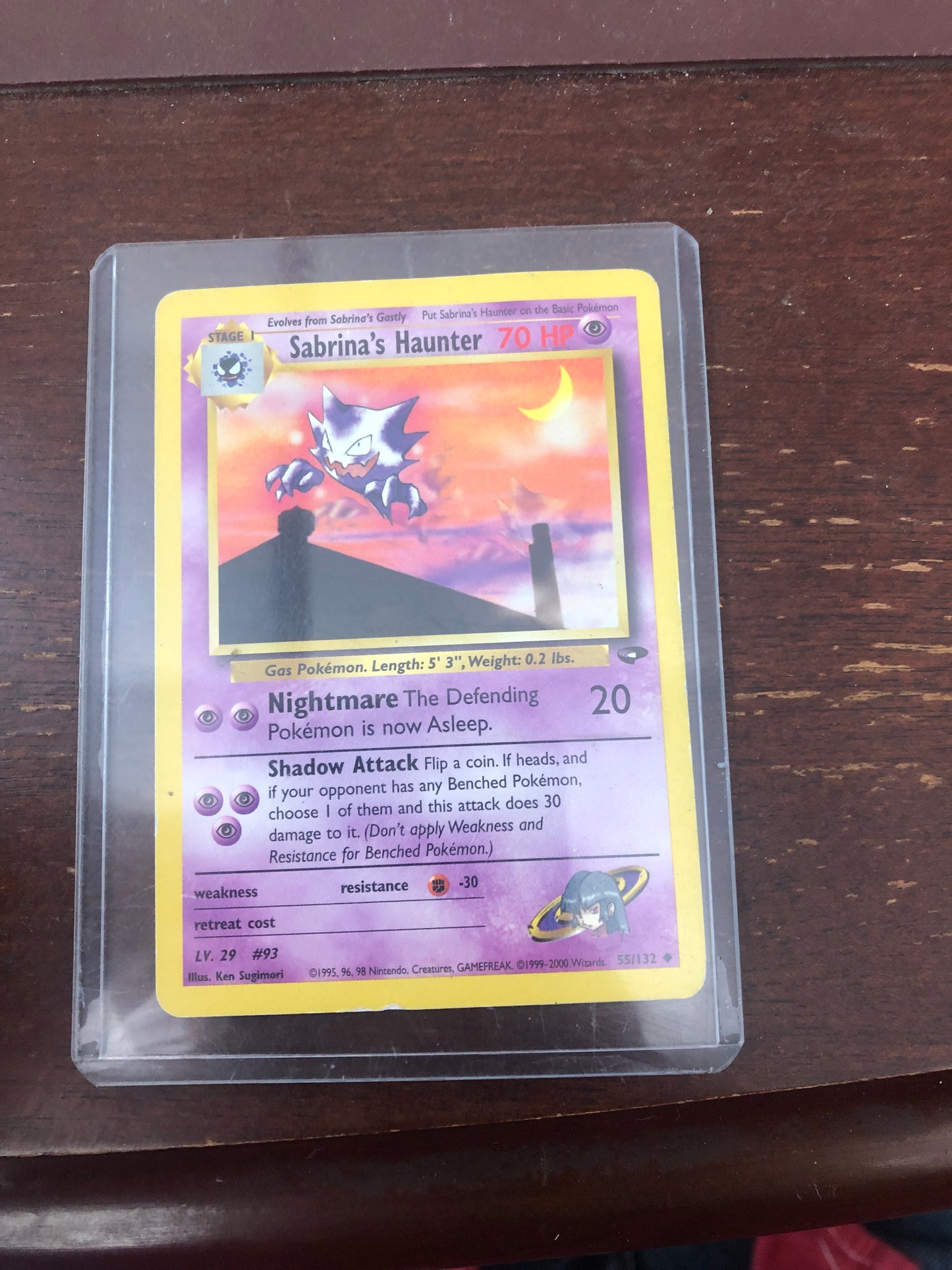 Pokemon Sabrina's Haunter Uncommon 1999/2000