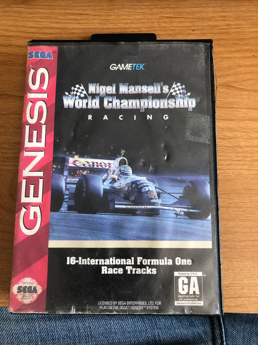 Nigel Mansell's World Championship Racing (SEGA Genesis)