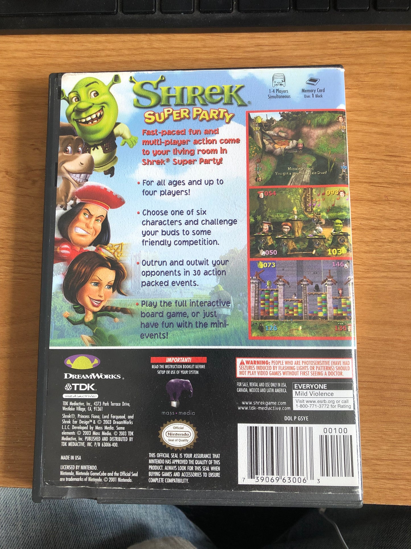 Shrek Super Party (GameCube)