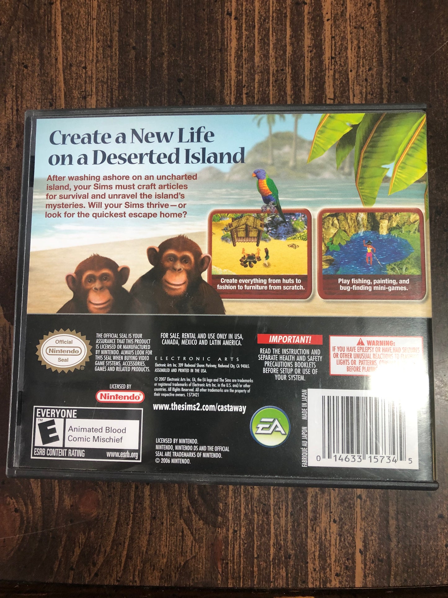 The Sims 2: Castaway (Nintendo DS)