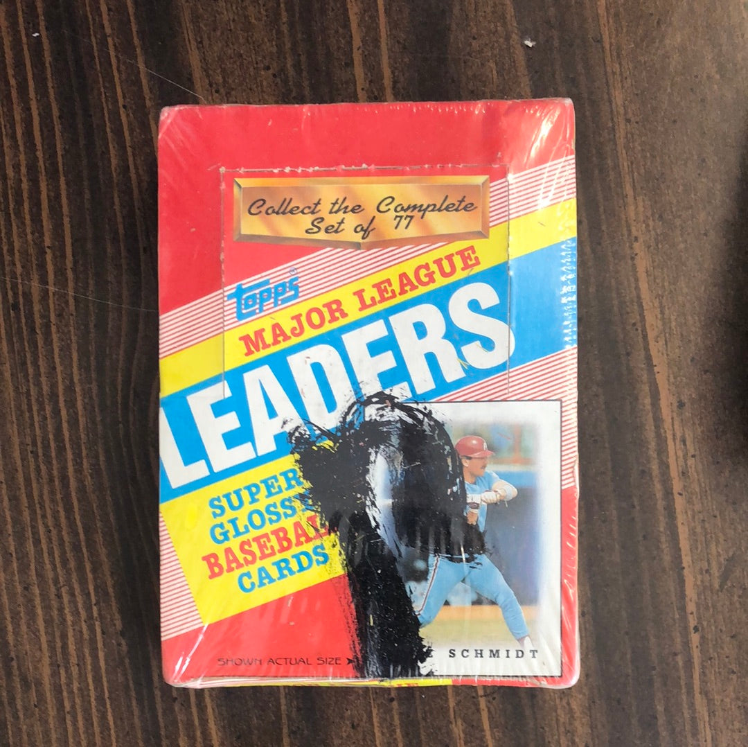 Topps '86 Major League Leaders Trading Cards Full Box