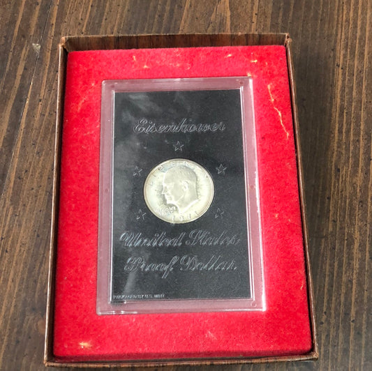 1971 Eisenhower Silver Proof Dollar Coin