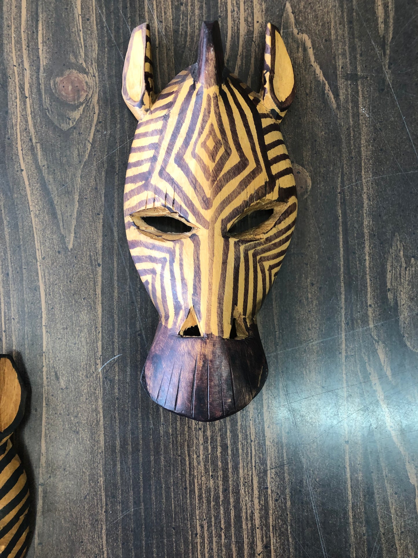 Set of 3 Zebra Masks