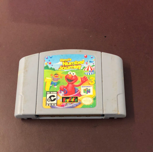 Elmo's Number Journey for Nintendo 64 -- CARTRIDGE ONLY