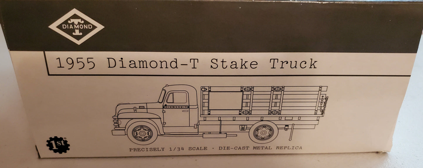 Original Box for the 1955 Diamond-T Stake Truck, precisely 1/34 scale