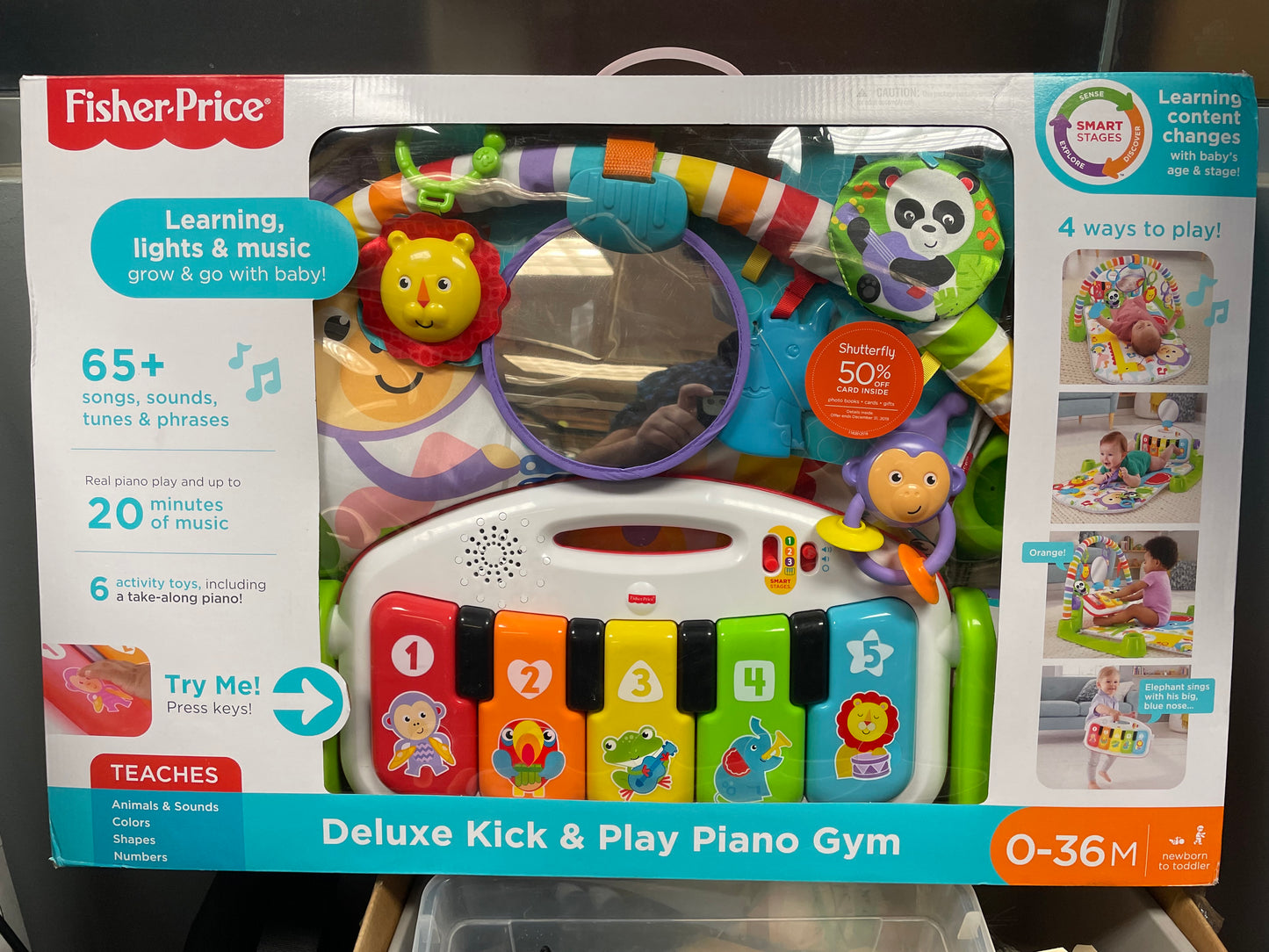 Fisher-Price Deluxe Kick & Play Piano Gym