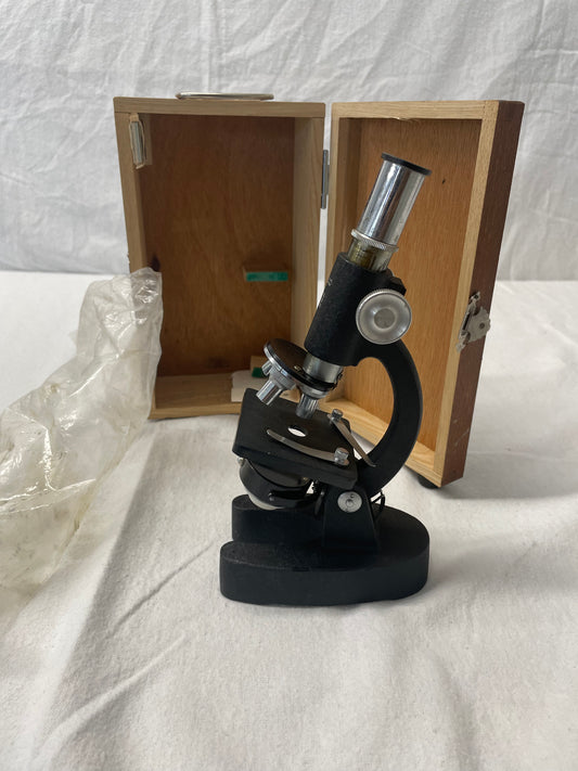 Vintage Tasco Deluxe Microscope 600X