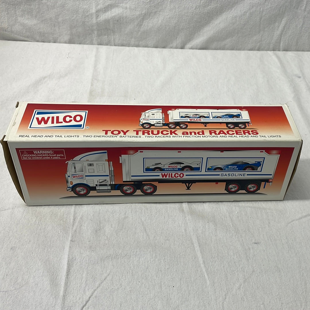 Vintage Wilco Toy Truck and Racers