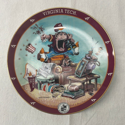 Virginia Tech Porcelain Collectible Plate