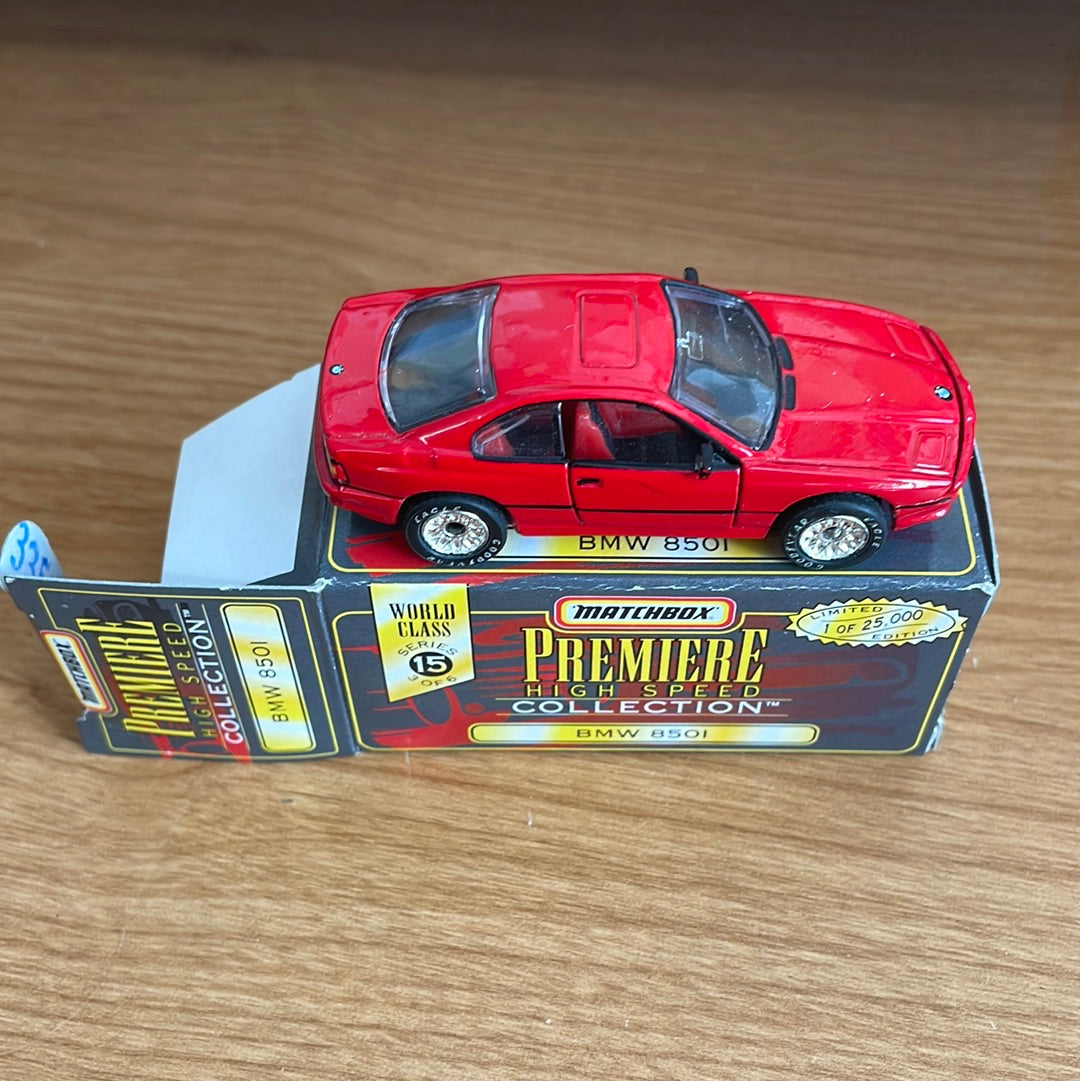 1992 Premiere Matchbox BMW 850i