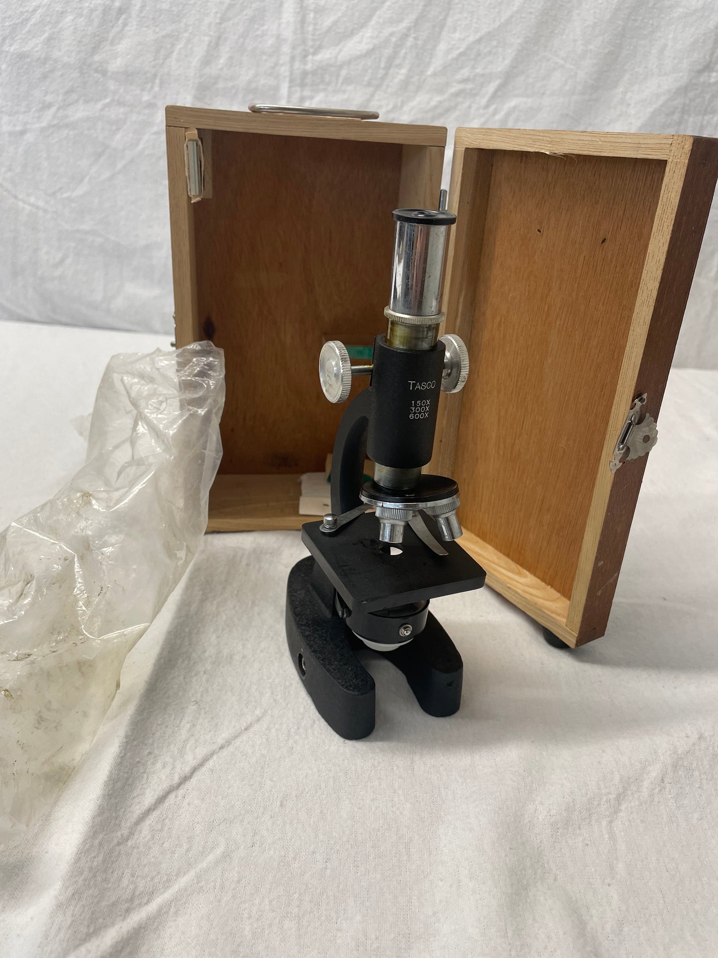 Vintage Tasco Deluxe Microscope 600X