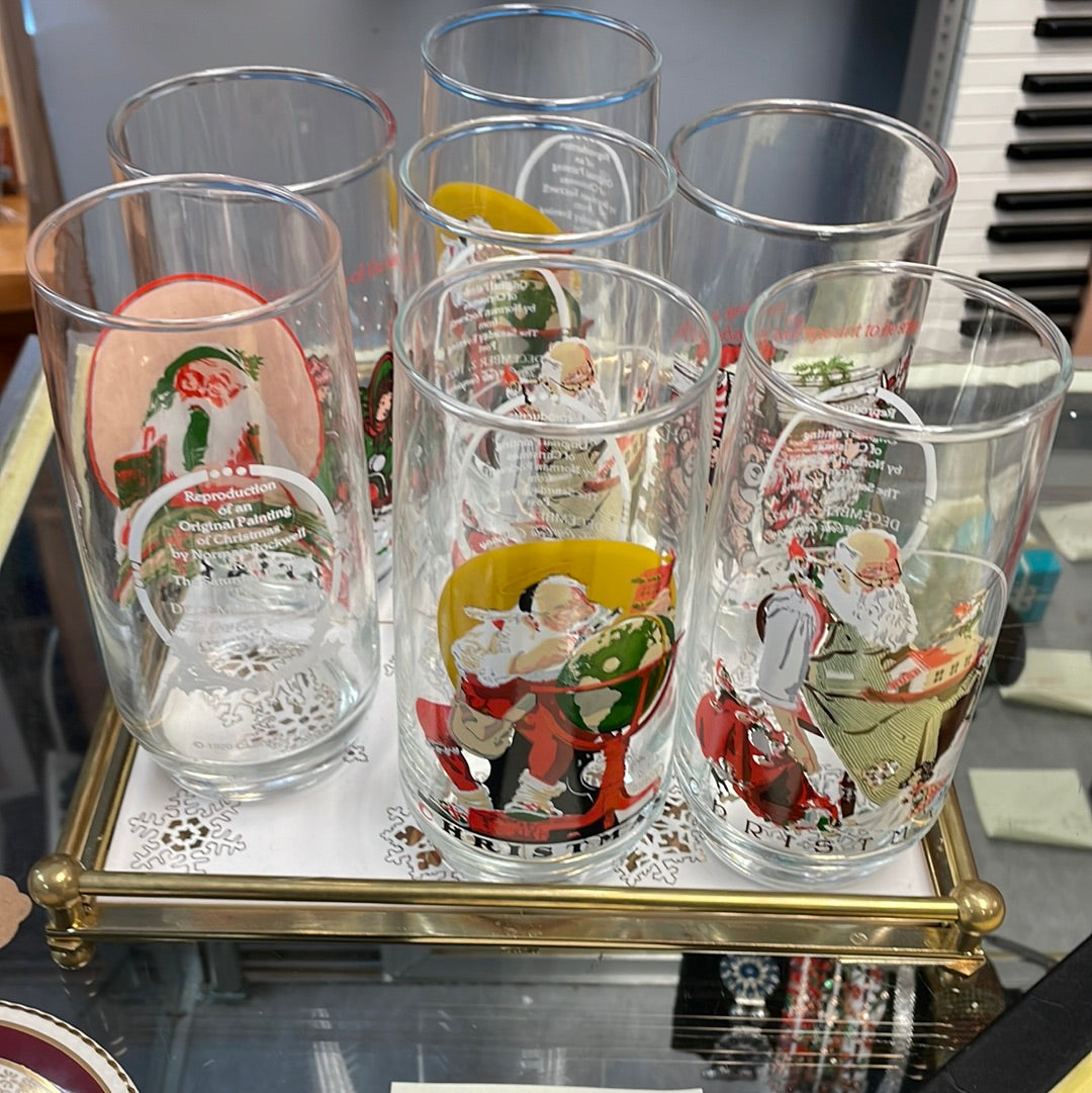 Coca-Cola Christmas Glasses
