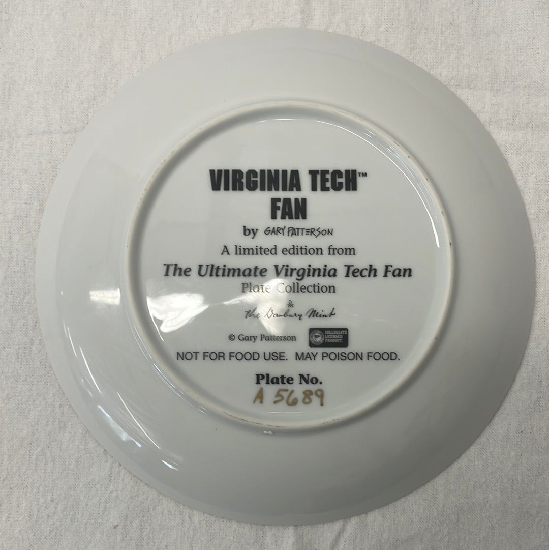 Virginia Tech Porcelain Collectible Plate